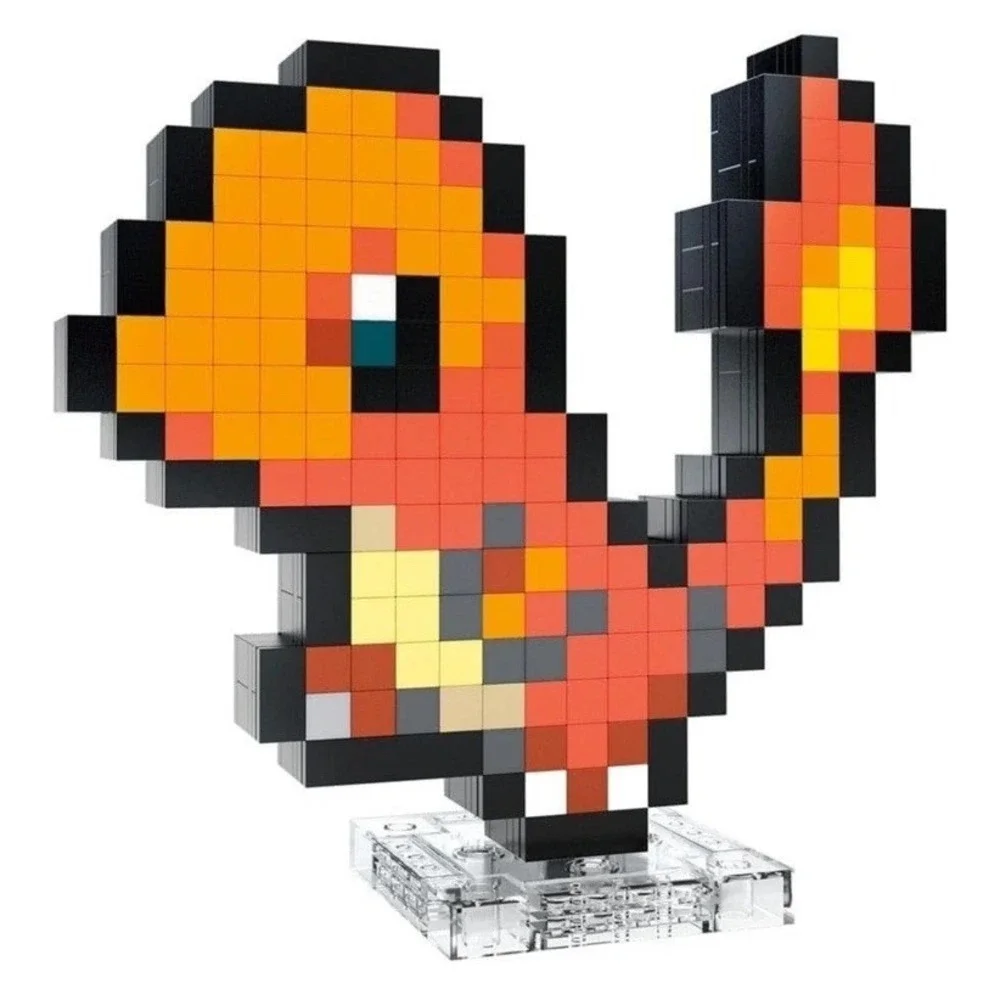 MEGA Blocks Pokemon Charmander Pixel Art (HTH76) 349 pcs New